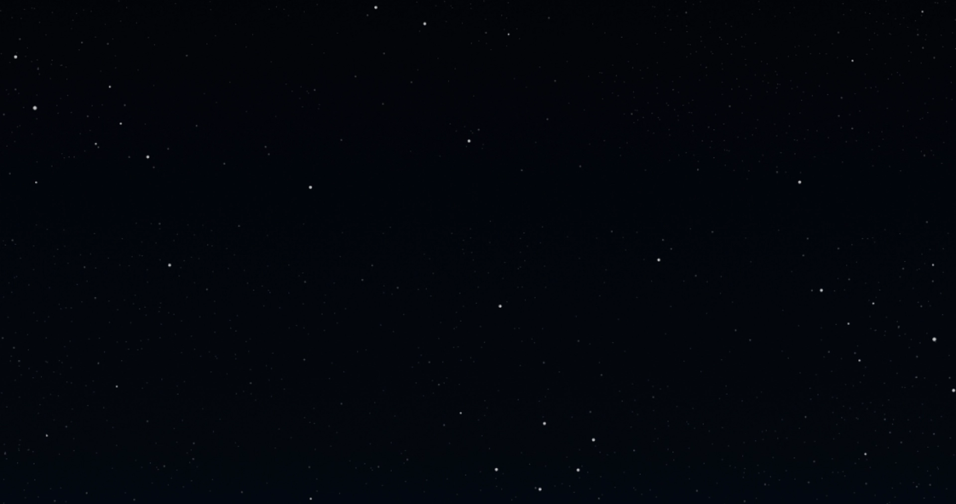 A starry night sky with numerous small stars scattered across a dark background.