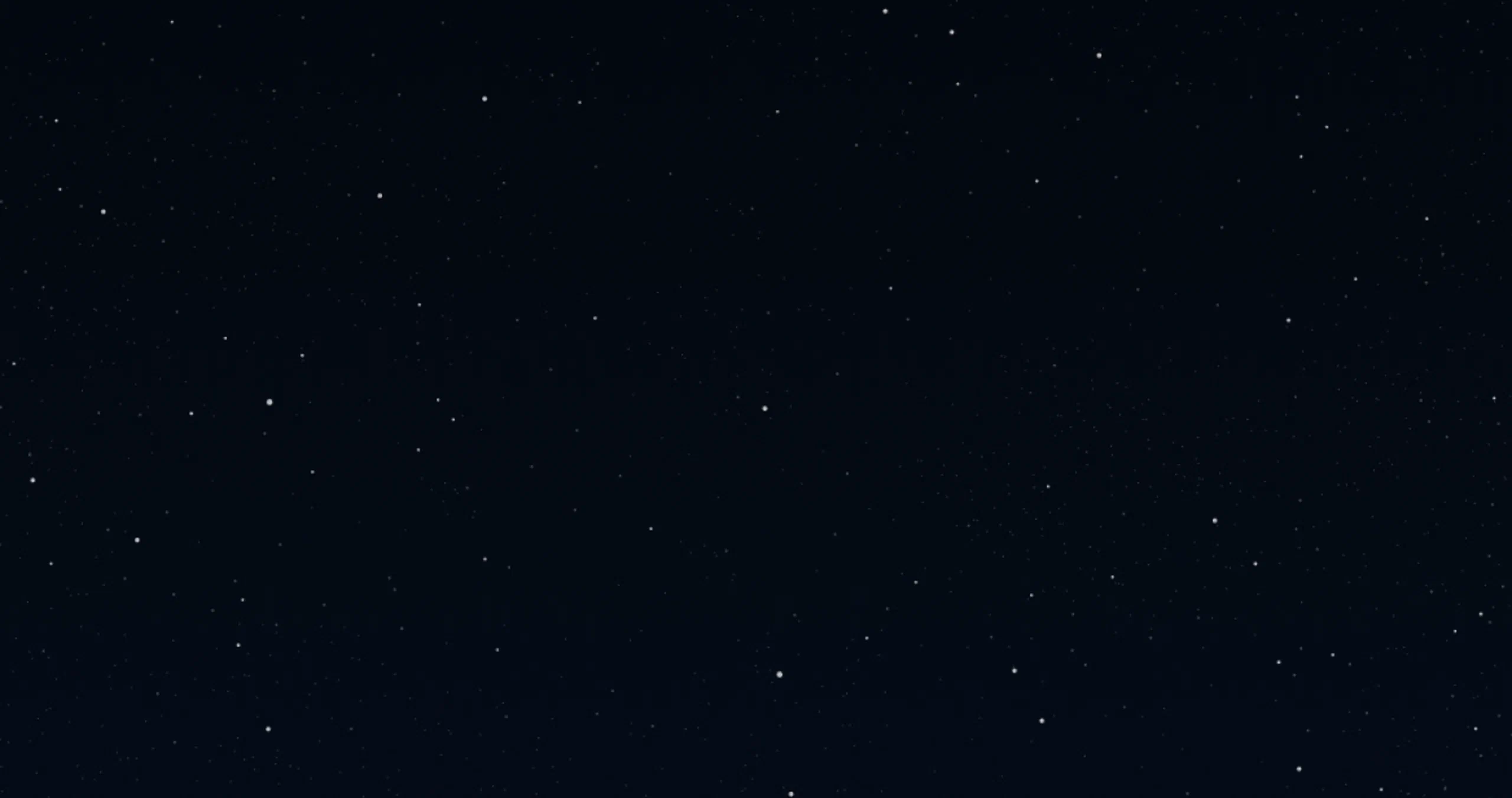 A starry night sky with numerous small stars scattered across a dark background.